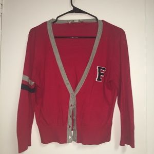 Forever 21 Varsity Cardigan